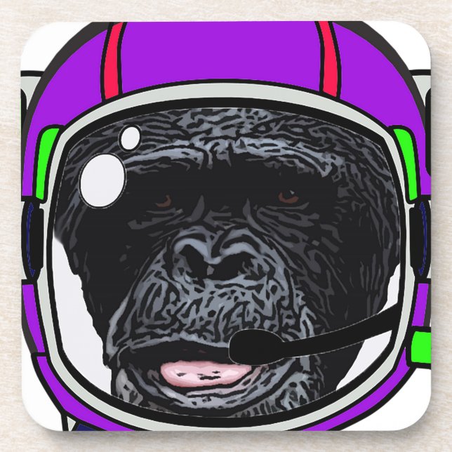 Dessous-de-verre Space Chimp (Devant)