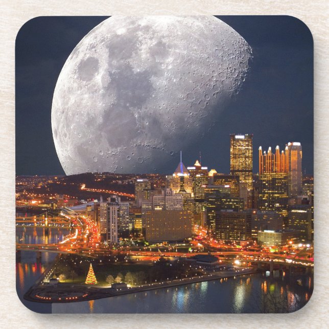 Dessous-de-verre Spacey Pittsburgh (Devant)