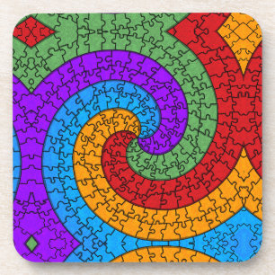 Dessous-de-verre Spiral Jigsaw