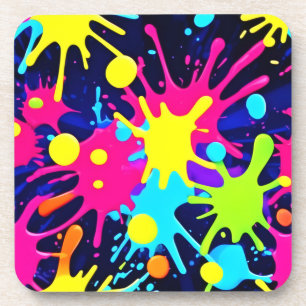Dessous-de-verre Splash couleur vive