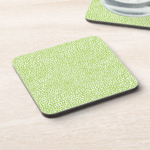 Dessous-de-verre Spots aléatoires - Martian Green sur blanc