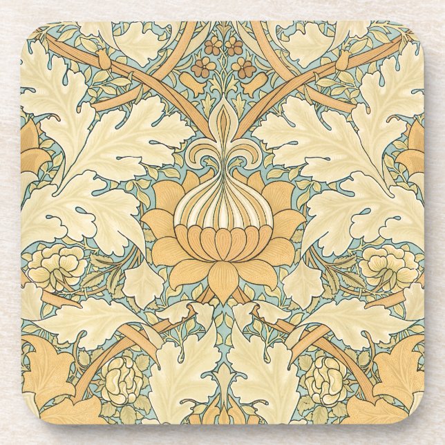 Dessous-de-verre St. James par William Morris, feuilles d'acanthe (Devant)