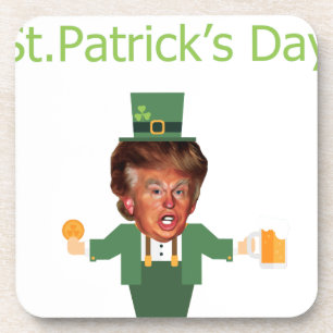 Dessous-de-verre st patrick trump leprechaun