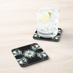 Dessous-de-verre Star ailée en noir et blanc