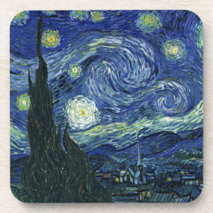 Dessous-de-verre Starry Night Vincent van Gogh Peinture Vintage Art
