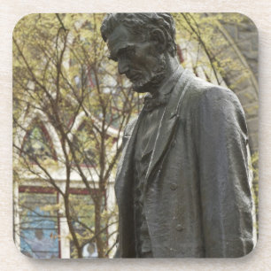 Dessous-de-verre Statue d'Abraham Lincoln, Portland, Oregon