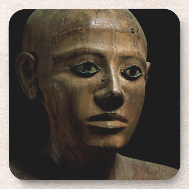 Dessous-de-verre Statue de chancelier Nakhti, d'Asyut, mi tôt (Devant)