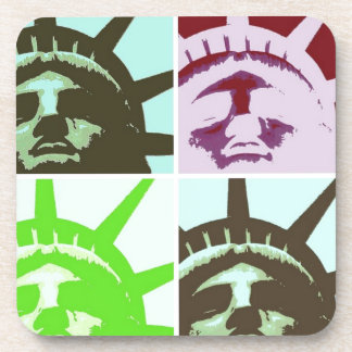 Dessous-de-verre Statue de la Liberté de la Pop Art