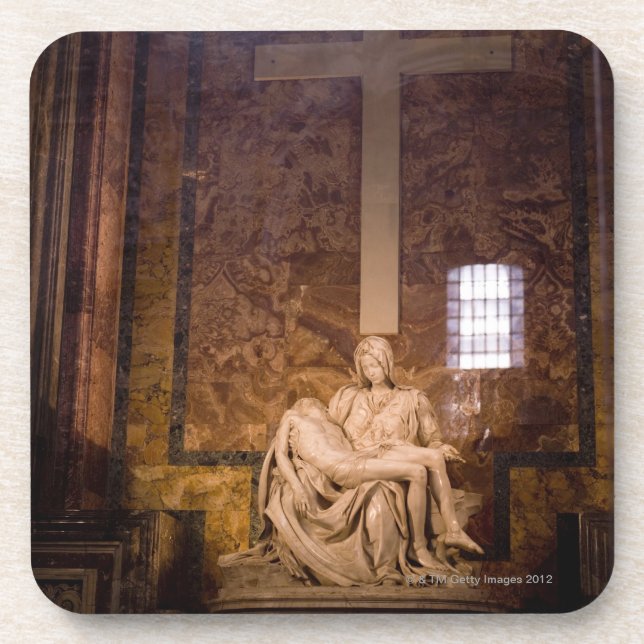 Dessous-de-verre Statues, Vatican, Rome, Italie (Devant)