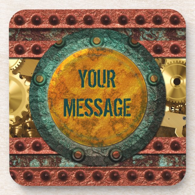 Dessous de verre Steampunk 4A (Devant)