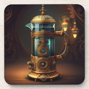 Dessous-de-verre Steampunk Style French Press
