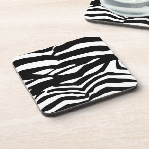 Dessous-de-verre Stripes de Black And White