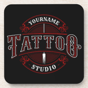 Dessous-de-verre Style traditionnel AJOUTER LE NOM Tattoo Studio Sh