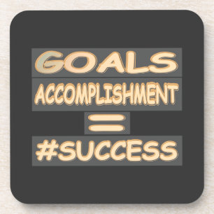 Dessous-de-verre "SUCCESS EQUATION" Mignonne conception. Commandez