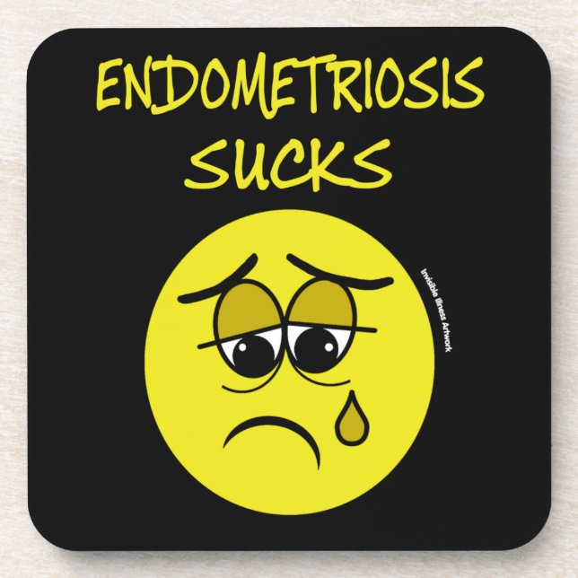Dessous-de-verre SUCKS...Endometriose (Devant)