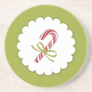 Dessous de verre Sucre de canne de Noël