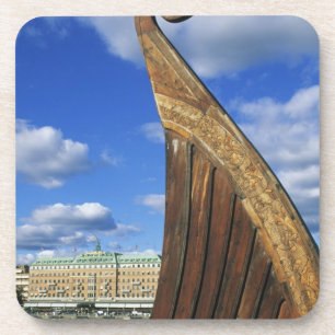 Dessous-de-verre Suède, Stockholm, port, depuis Gamla Stan,