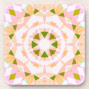 Dessous-de-verre Sugar Rose Printemps Green Star Dopamine Décor Art