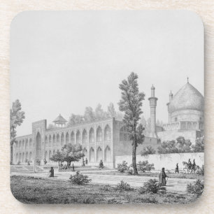 Dessous-de-verre sultan Hussein de Madrasa-YI Masjid-i Shah, dans