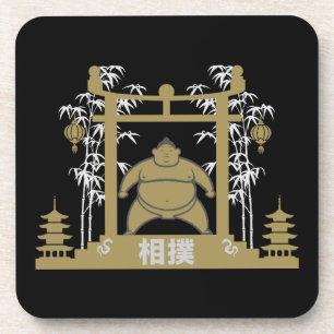 Dessous-de-verre Sumo Wrestler