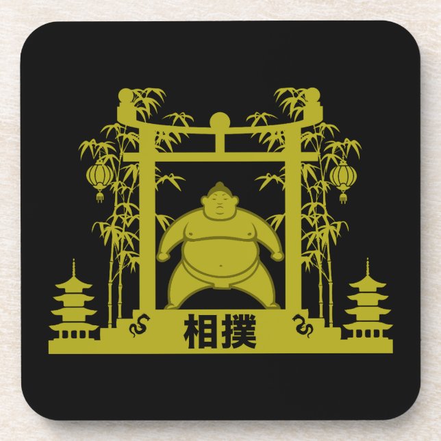 Dessous-de-verre Sumo Wrestler (Devant)
