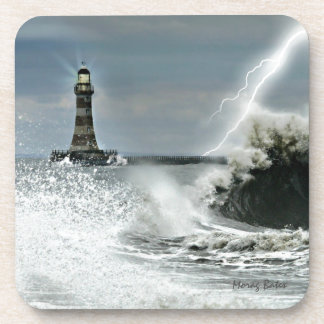 Dessous-de-verre Sunderland - pilier et phare de Roker