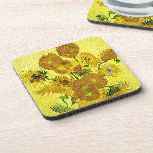 Dessous-de-verre Sunflowers Vincent van Gogh (Côté gauche)