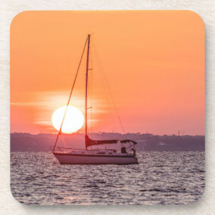 Dessous-de-verre Sunrise du bateau à voile