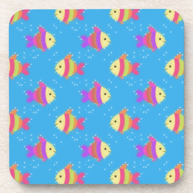 Dessous-de-verre Swimming Fish Pattern (Devant)