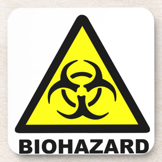 Dessous-de-verre Symbole de Biohazard (Devant)