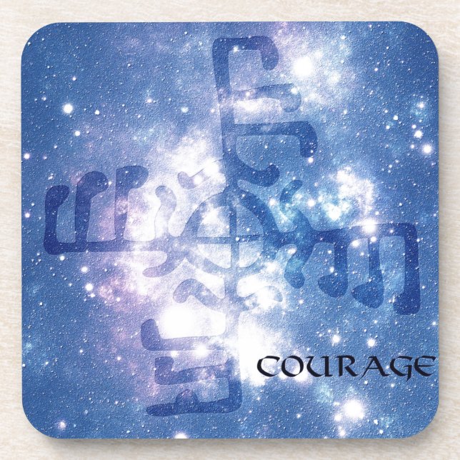 Dessous-de-verre Symbole de courage viking (Devant)