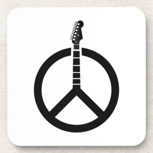 DESSOUS-DE-VERRE SYMBOLE DE GUITARE