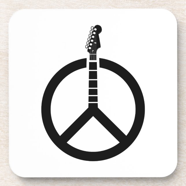 DESSOUS-DE-VERRE SYMBOLE DE GUITARE (Devant)