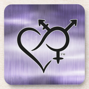 Dessous-de-verre Symbole d'inclusion et d'amour