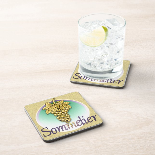 Dessous-de-verre Symbole sommelier (Côté Droit)