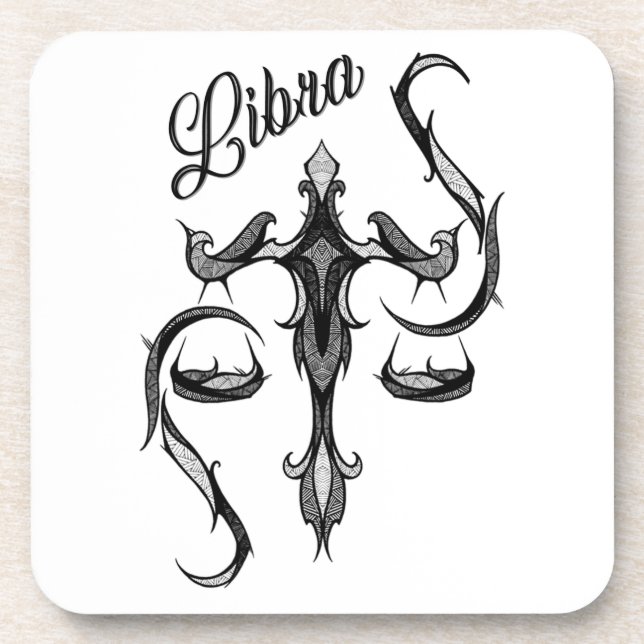 Dessous-de-verre SYMBOLE Zodiaque Libra (Devant)
