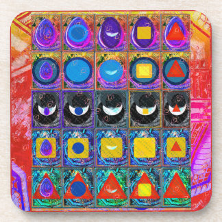 Dessous-de-verre Symboles élémentaires Motif Meditation Aid Tattva