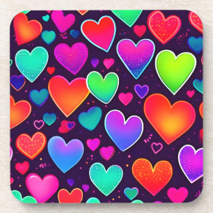 Dessous-de-verre Symphonie Neon Heart