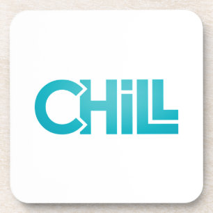 Dessous-de-verre T-shirt graphique minimaliste Chill Zen Méditati