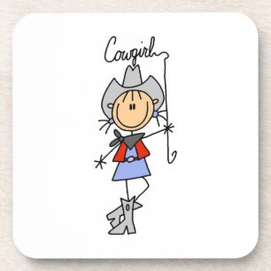 Dessous-de-verre T-shirts et cadeaux Lasso Cowgirl
