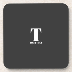 Dessous-de-verre T-Votre nom personnalisé