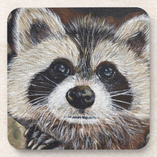 Dessous-de-verre Tableau Raccoon
