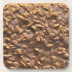 Dessous-de-verre Tablette de chocolat aux noix irrégulière