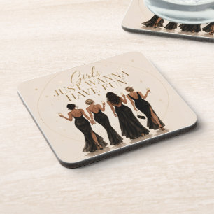 Dessous-de-verre Tapis de liège pour enterrement de vie de jeune fi