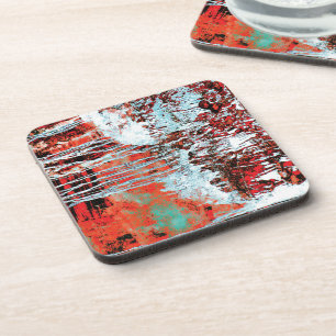 Dessous-de-verre Tapis de protection en plastique dur – Corrosion P