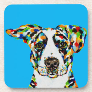 DESSOUS-DE-VERRE TAPIS DE SOURIS ART CHIEN