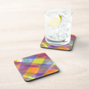 Dessous-de-verre Tapis de souris en plastique - Géométrique Lumineu