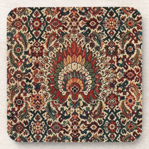 Dessous-de-verre Tapis de tapis persan turc antique