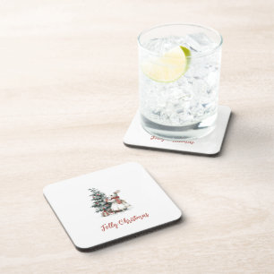 Dessous-de-verre Tapis de verre en plastique rigide festif Cadeau