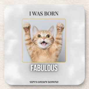 Dessous-de-verre Tapis de verre Né Fabulosité Cadeau drôle pour f